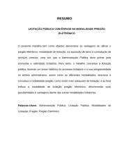 7 LICITA��O P�BLICA COM �NFASE NA MODALIDADE PREG�O ELETR�NICO.doc