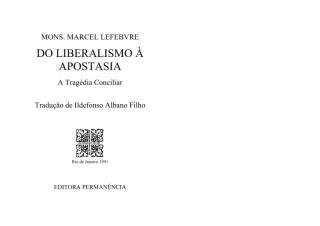 Do Liberalismo à Apostasia - Dom Marcel Lefebvre.pdf