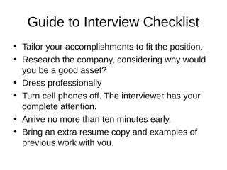 interview tips.ppt