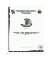 25 - Ordenanza Sobre Impuestos Vehículos del Municipio Maturín del Estado Monagas.pdf