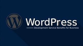 3 Ways in which WordPress Development Services Can Benefit Your Business.ppt