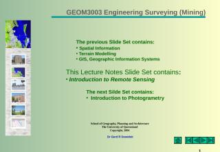 geom3003 engineering surveying (mining).ppt